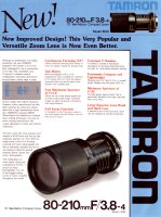 Adaptall-2 80-210mm F/3.8-4 Brochure