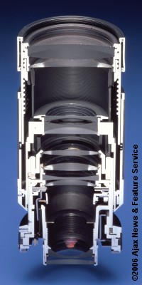 Tamron 80-210 F/3.8-4 Model 03A cutaway